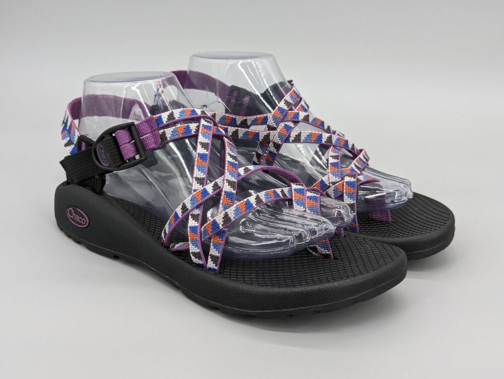 Chaco Women's ZX/2 Classic Outdoor Sport Sandals Size 10 Camper Purple Black